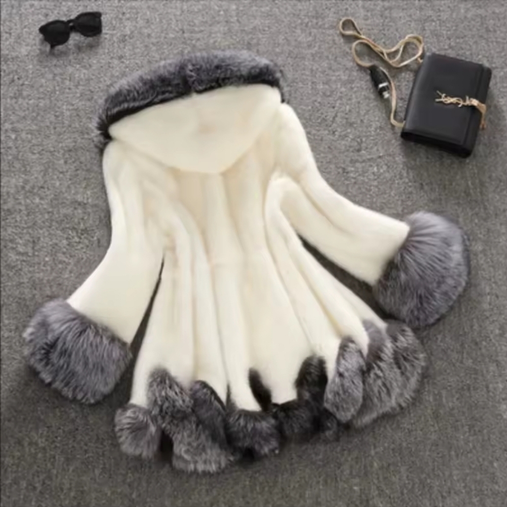 Faux Fur Jacket Women Thick AutumnWinter Korean Maxi Coat Long Warm Luxury Fur - Picture 2 of 11